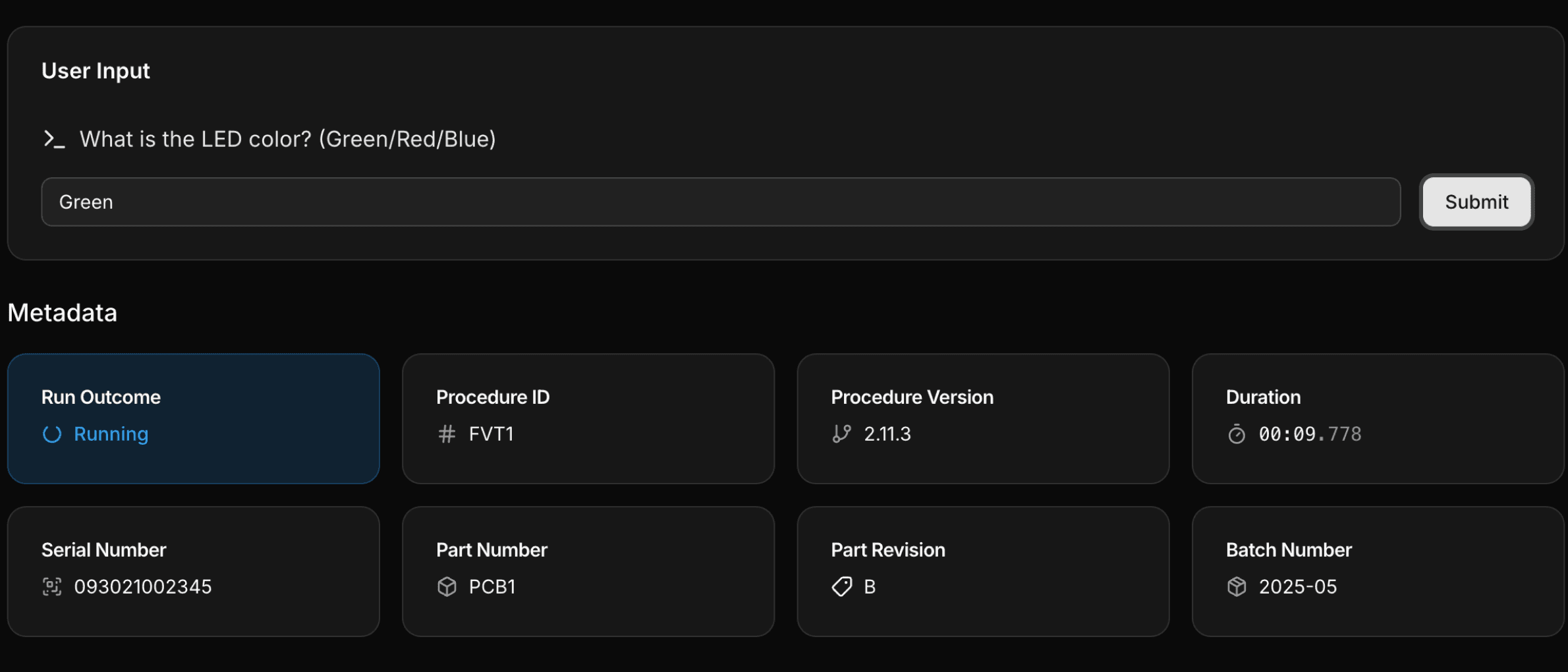 Operator UI