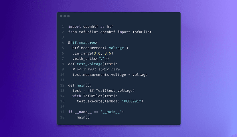 OpenHTF Integration