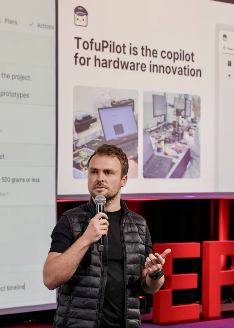 CEO presenting to audience