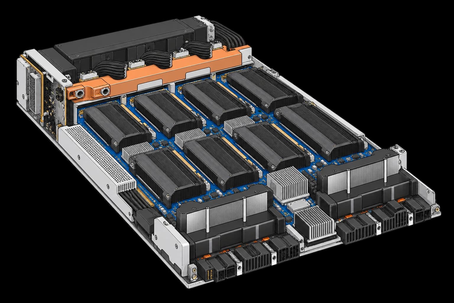 GPU Baseboard Diagnostic Ladder test setup