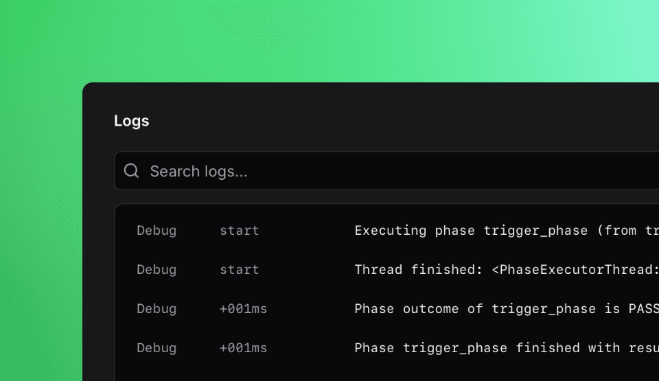 Screenshot of Tofupilot illustrating the station feature.